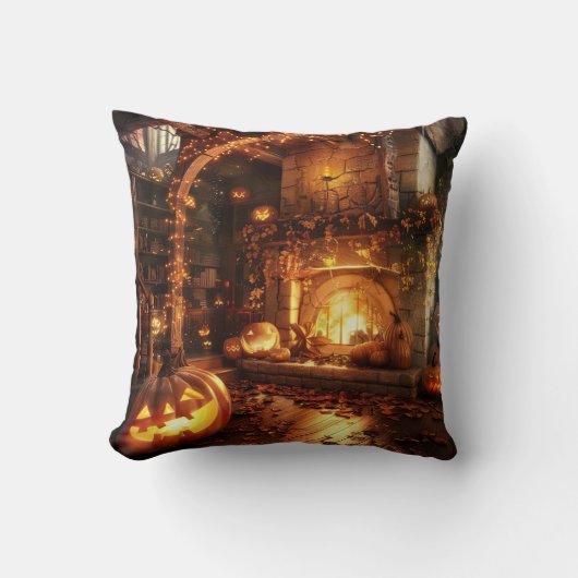 ハロウィーンの部屋装飾 クッション (正面)