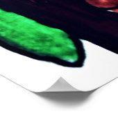 ハロウィーンの醜い古い魔女のポスター ポスター (角)