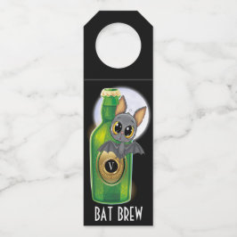 ハロウィーンの醸造 – 背面を参照 –  ボトルネックタグ