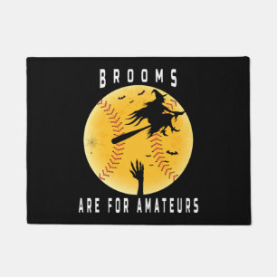 ハロウィーンの野球場はアマチュアの贈り物 ドアマット