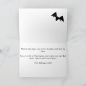 ハロウィーンの集まり カード (内部)