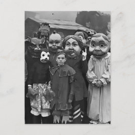 ハロウィーンの集会 ポストカード