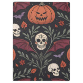 ハロウィーンの雰囲気 クリップボード (裏面)