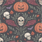 ハロウィーンの雰囲気 シール (正面)