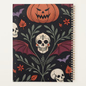 ハロウィーンの雰囲気 プランナー手帳 (裏面)