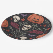 ハロウィーンの雰囲気 ペーパープレート (アングル)