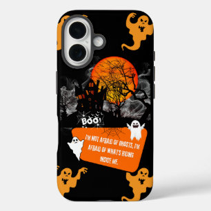 ハロウィーンの電話ケース – エステ不気味ティックiphone 16 iPhone 16ケース