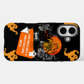ハロウィーンの電話ケース – エステ不気味ティックiphone 16 Case-Mate iPhoneケース (裏面 (横))