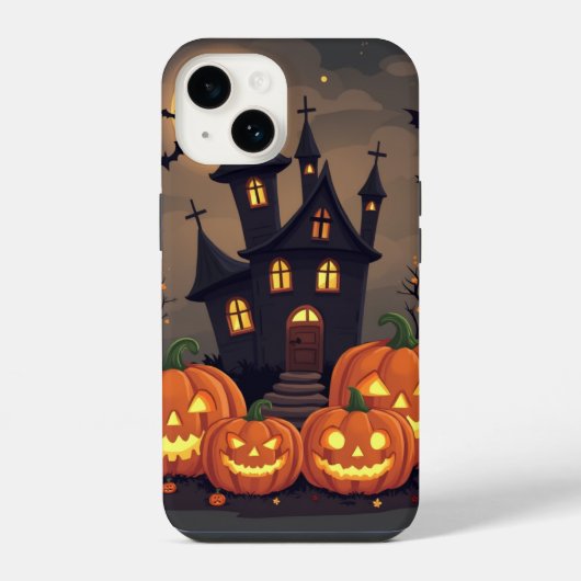 ハロウィーンの電話ケース iPhoneケース (裏面)