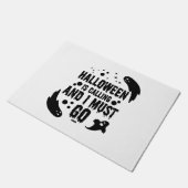 ハロウィーンの電話 ドアマット (アングル)