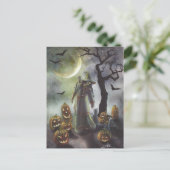 ハロウィーンの霧の散歩。 ポストカード (スタンド正面)