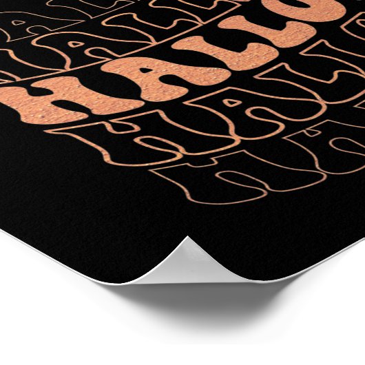 ハロウィーンの面白いハロウィーン ポスター (角)