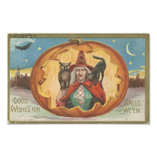 ハロウィーンの願い フォトプリント            (正面)
