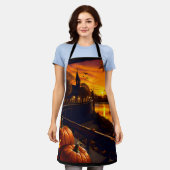ハロウィーンの風景2 エプロン (着用した状態)