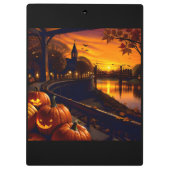 ハロウィーンの風景2 クリップボード (裏面)