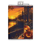 ハロウィーンの風景2 フラスク (裏面)