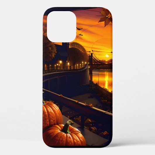 ハロウィーンの風景2 Case-Mate iPhoneケース (裏面)