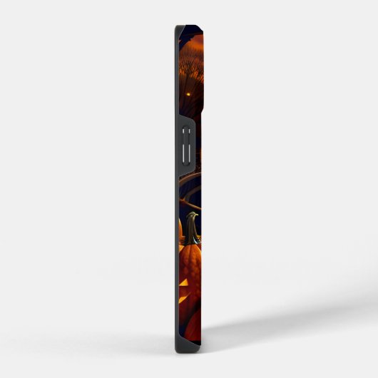 ハロウィーンの風景2 iPhoneケース (右側面)