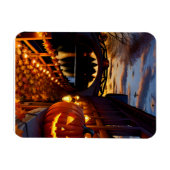 ハロウィーンの風景4 マグネット (横)