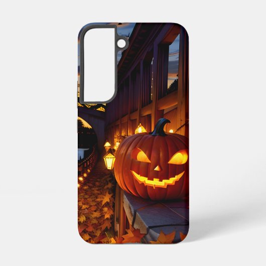 ハロウィーンの風景4 SAMSUNG GALAXYケース (裏面)