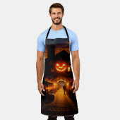 ハロウィーンの風景5 エプロン (着用した状態)
