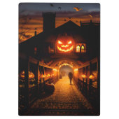 ハロウィーンの風景5 クリップボード (裏面)