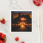 ハロウィーンの風景5 スタンダードカクテルナプキン (インサイチュ)