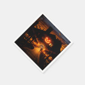 ハロウィーンの風景5 スタンダードカクテルナプキン (角)