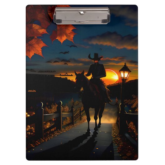 ハロウィーンの風景7 クリップボード (正面)