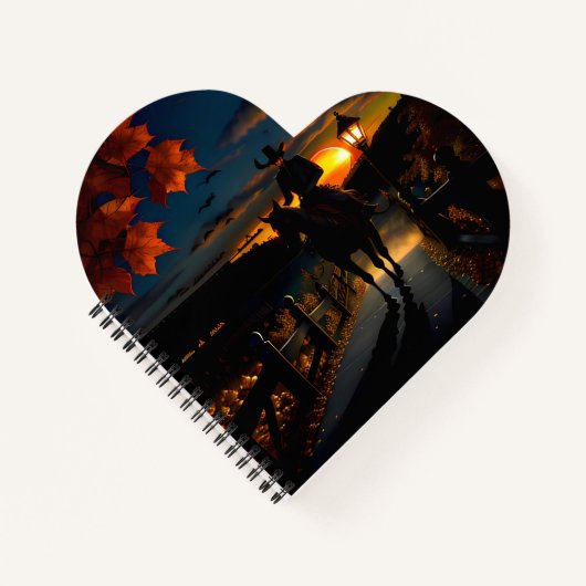 ハロウィーンの風景7 ノートブック (正面)