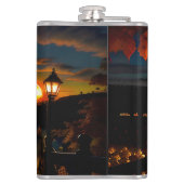 ハロウィーンの風景7 フラスク (裏面)