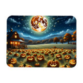 ハロウィーンの風景 マグネット (横)