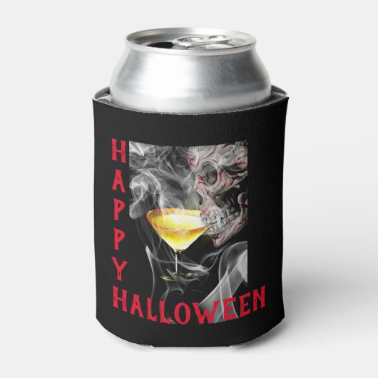 ハロウィーンの飲み物のスケルトン 缶クーラー (缶正面)