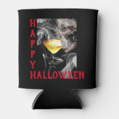 ハロウィーンの飲み物のスケルトン 缶クーラー (正面)