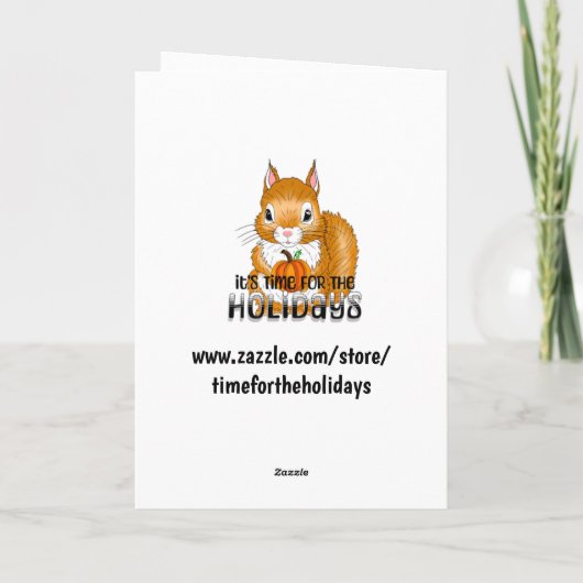 ハロウィーンの飾り付けは早過ぎることはない カード (裏面)