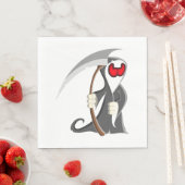 ハロウィーンの骨格死 スタンダードランチョンナプキン (インサイチュ)