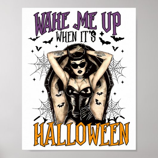 ハロウィーンの魔女がハロウィンになったら起こおもしろいせ ポスター (正面)