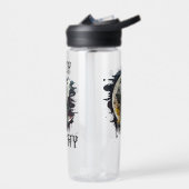 ハロウィーンの魔女と満月 ウォーターボトル (左面)