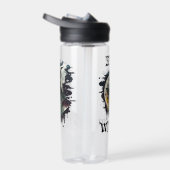 ハロウィーンの魔女と満月 ウォーターボトル (右面)