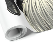 ハロウィーンの魔女と男の子：暗い魔法デュオ ラッピングペーパー (ロールコーナー)