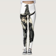 ハロウィーンの魔女と男の子:暗い魔法デュオ