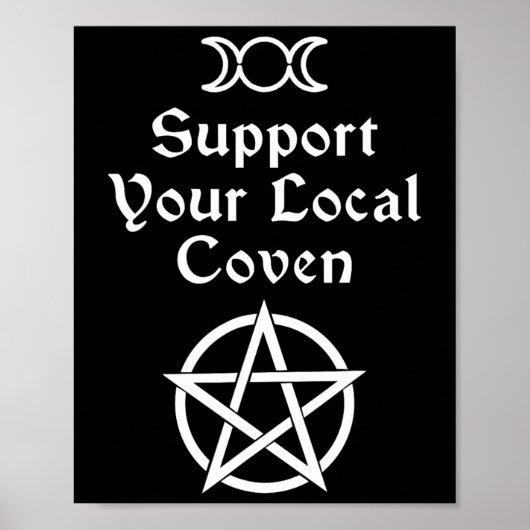 ハロウィーンの魔女の仮装の男性の女性 ポスター (正面)