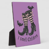 ハロウィーンの魔女の靴 フォトプラーク (側面)