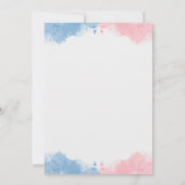 ハロウィーンの魔女またはウィザードの性別の表示 招待状 (裏面)