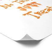 ハロウィーンの魔女を扱うトリックはないパーティー ポスター (角)