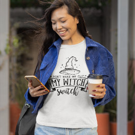 ハロウィーンの魔女シャツ |ウィッおもしろいチTシャツ Tシャツ