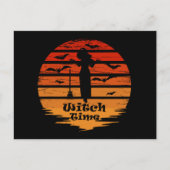 ハロウィーンの魔女シーズン シーズンポストカード (正面)
