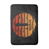 ハロウィーンの魔女シーズン バスマット (正面縦)