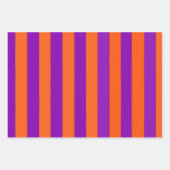 ハロウィーンの魔女ストライプの ラッピングペーパーシート (正面2)