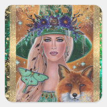 ハロウィーンの魔女フォックスアートbyルネ・ラヴォワ